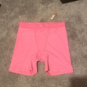 Skims bubblegum pink soft lounge boxer